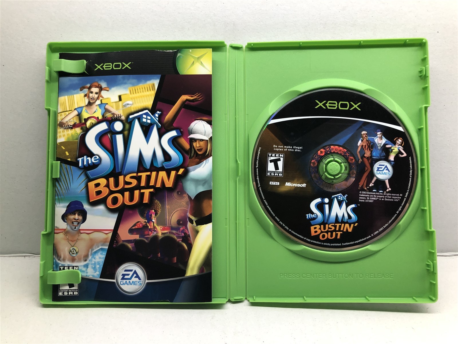 Sims Bustin’ Out (Microsoft Xbox, 2003) Complete Tested Working – Free Ship