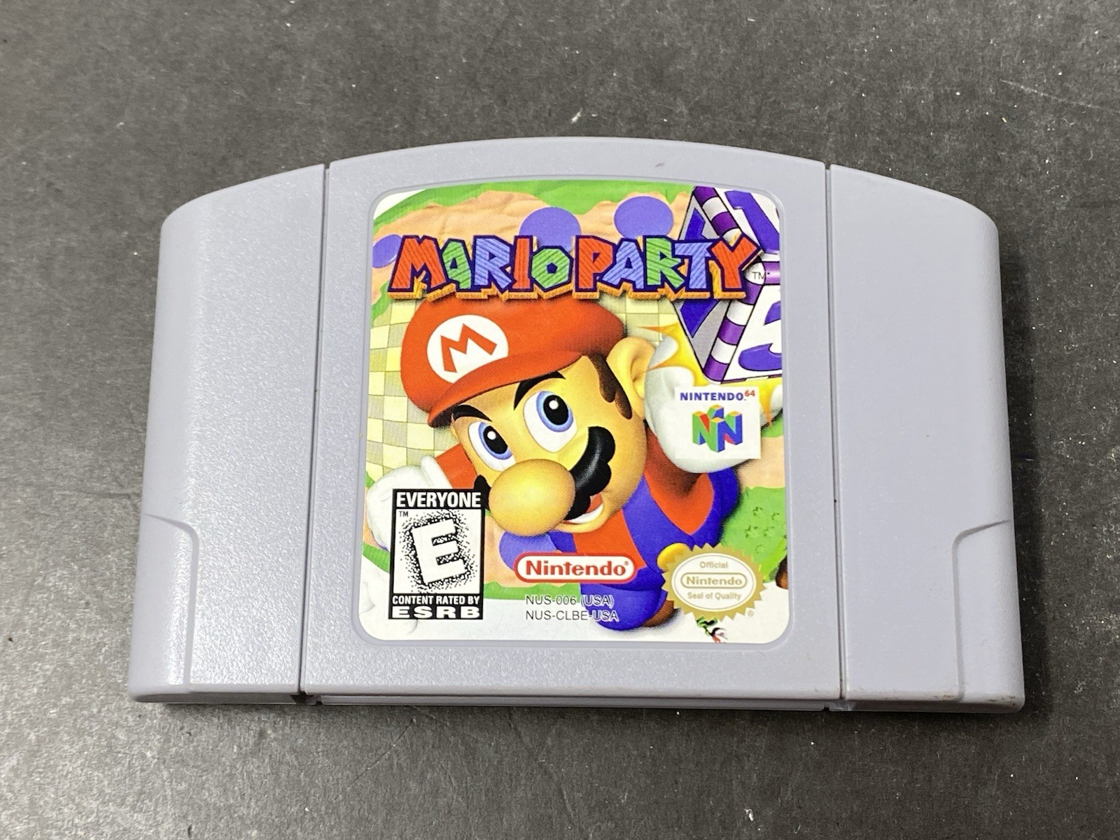 N64 MARIO PARTY 1 (NINTENDO 64, 1999) AUTHENTIC TESTED WORKING