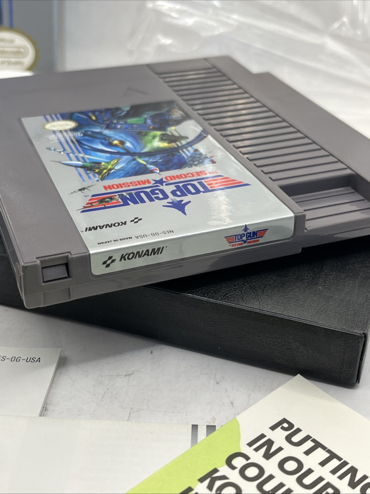 Top Gun: The Second Mission Nintendo NES, 1989 Complete In Box