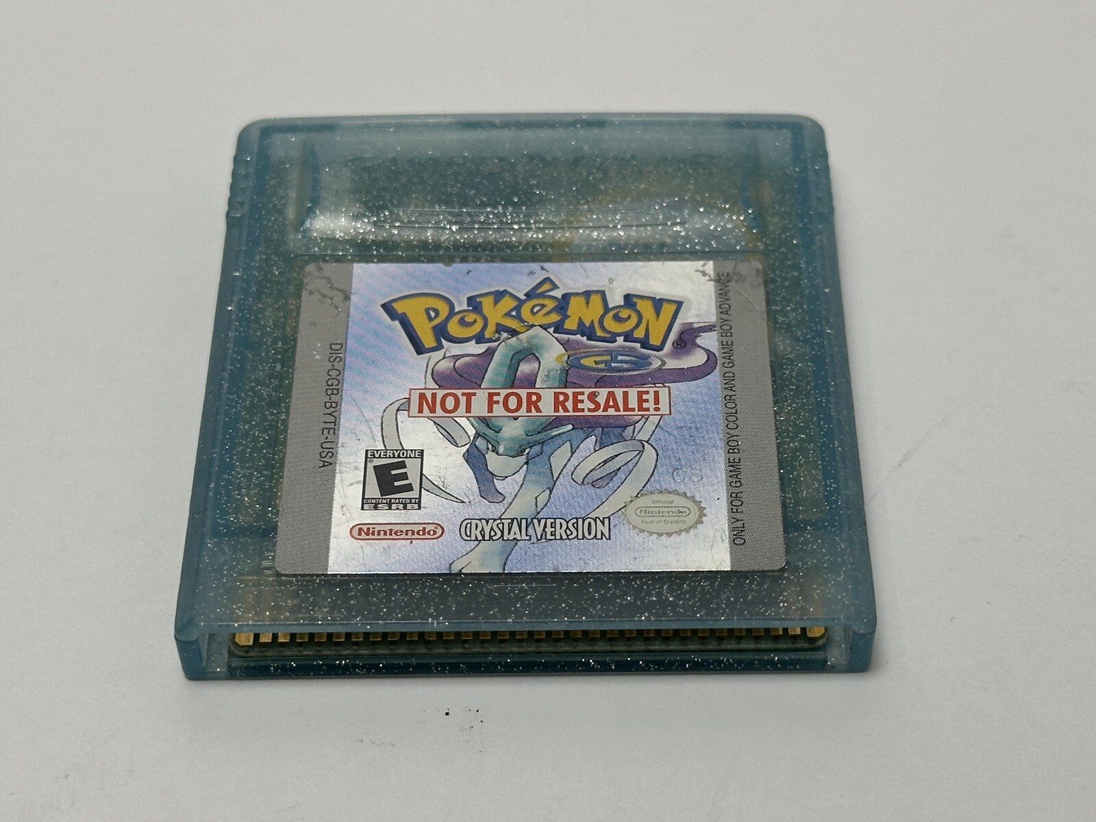 RARE Pokemon Crystal Version (Game Boy Color, 2001) “Not for Resale” Edition NFR