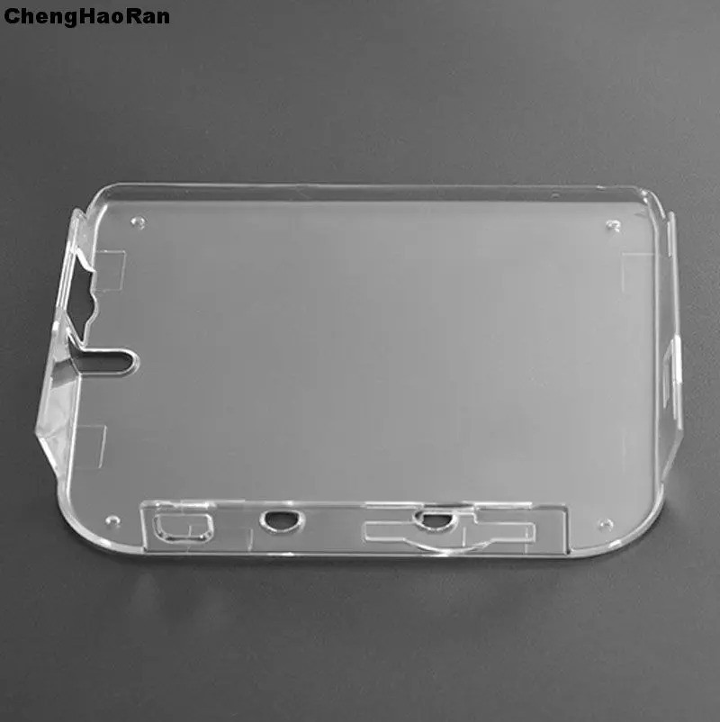 2pc Clear Protective Case Cover Hard Shell Skin+Anti Dust Film for 2DS Nintendo