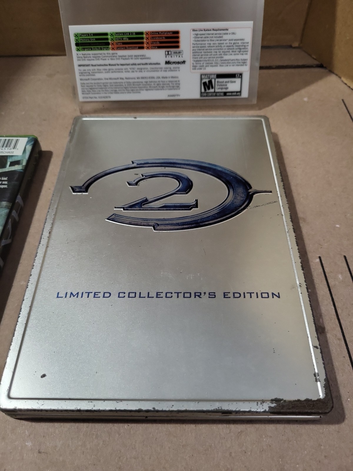 XBOX Halo Combat Evolved & Halo 2 Limited Collectors Edition Pre-owned