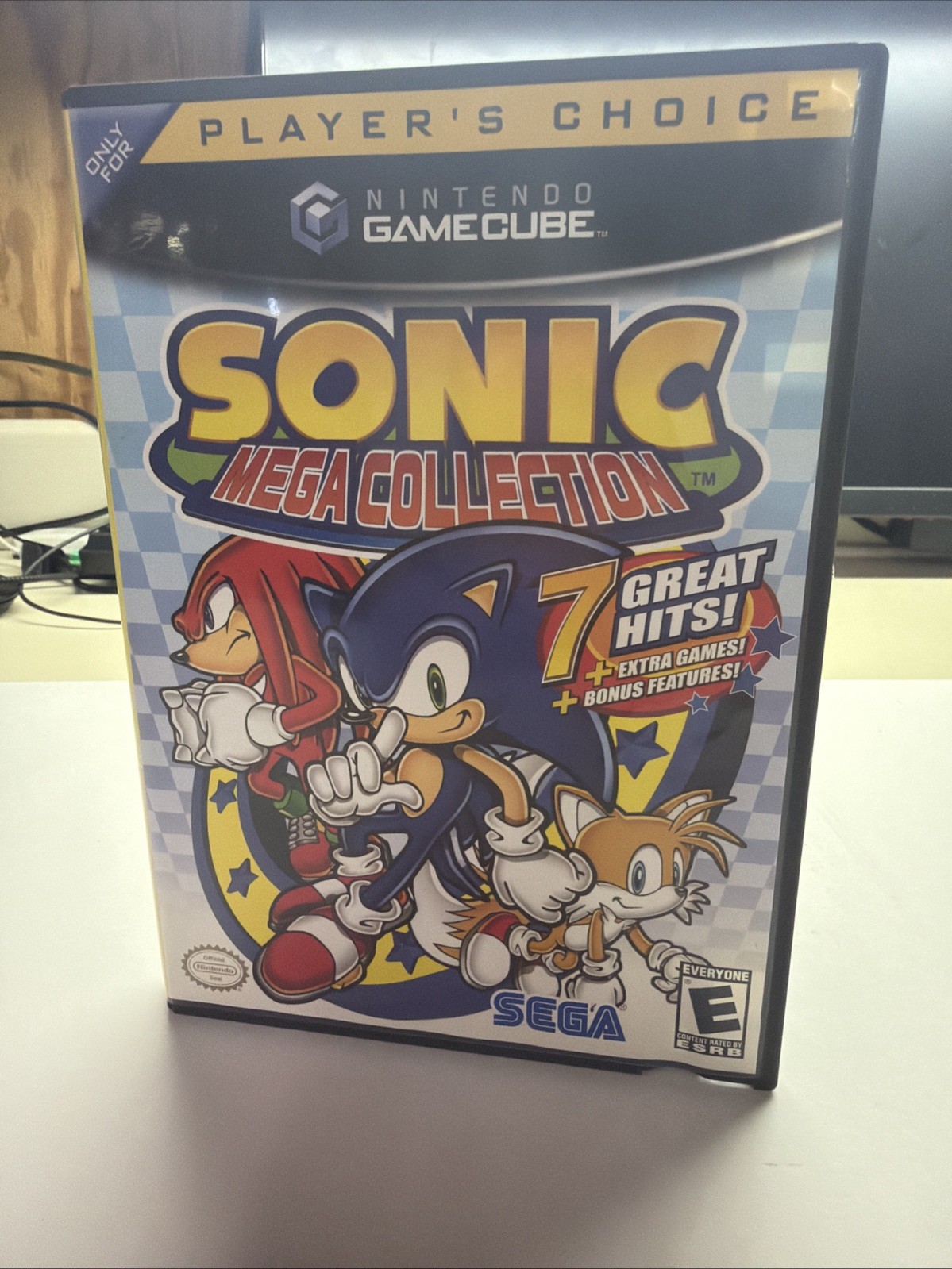 SONIC MEGA COLLECTION Gamecube Complete in Box With Registration Card Mint