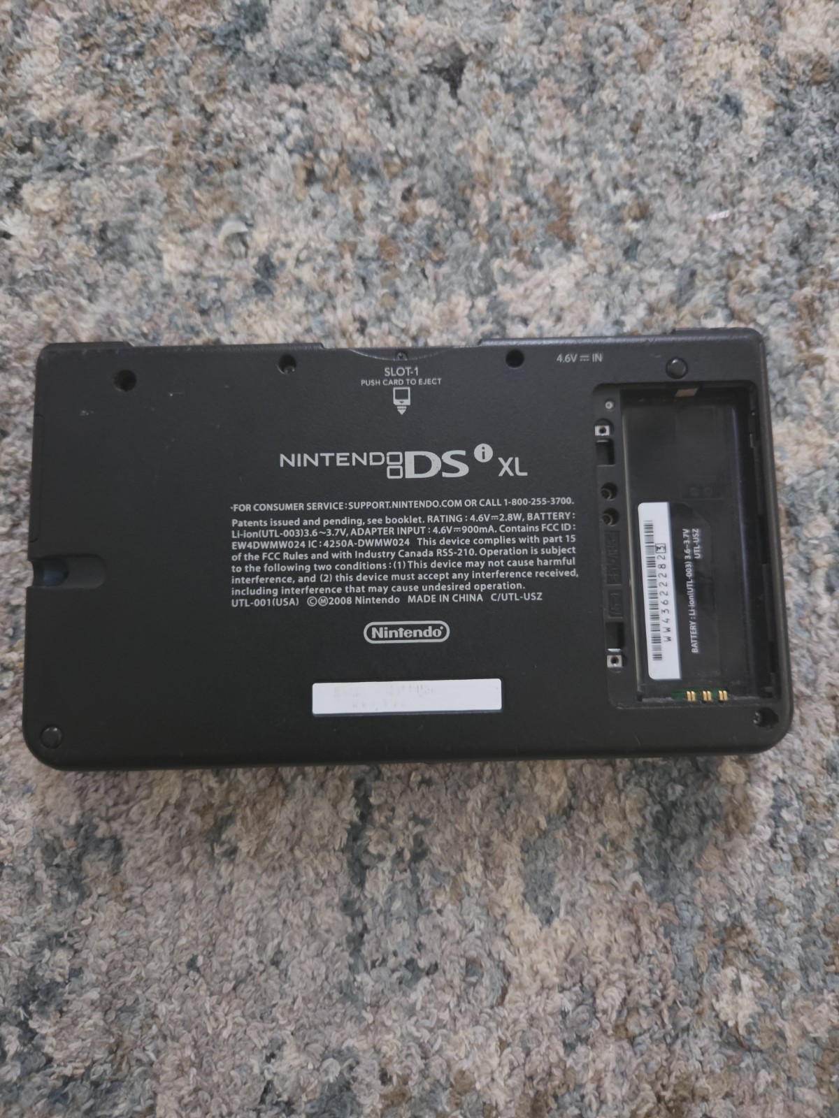 Nintendo DSi xl parts or repair (tested, not working, battery not included)