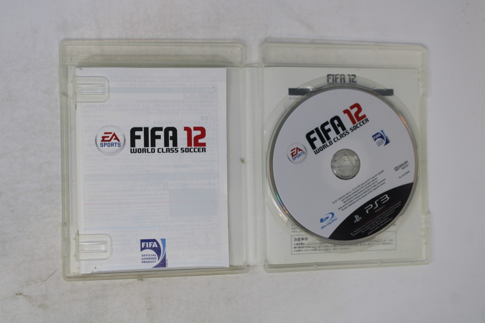 FIFA 12 World Class Soccer Sony PlayStation 3 PS3 Japan JPN