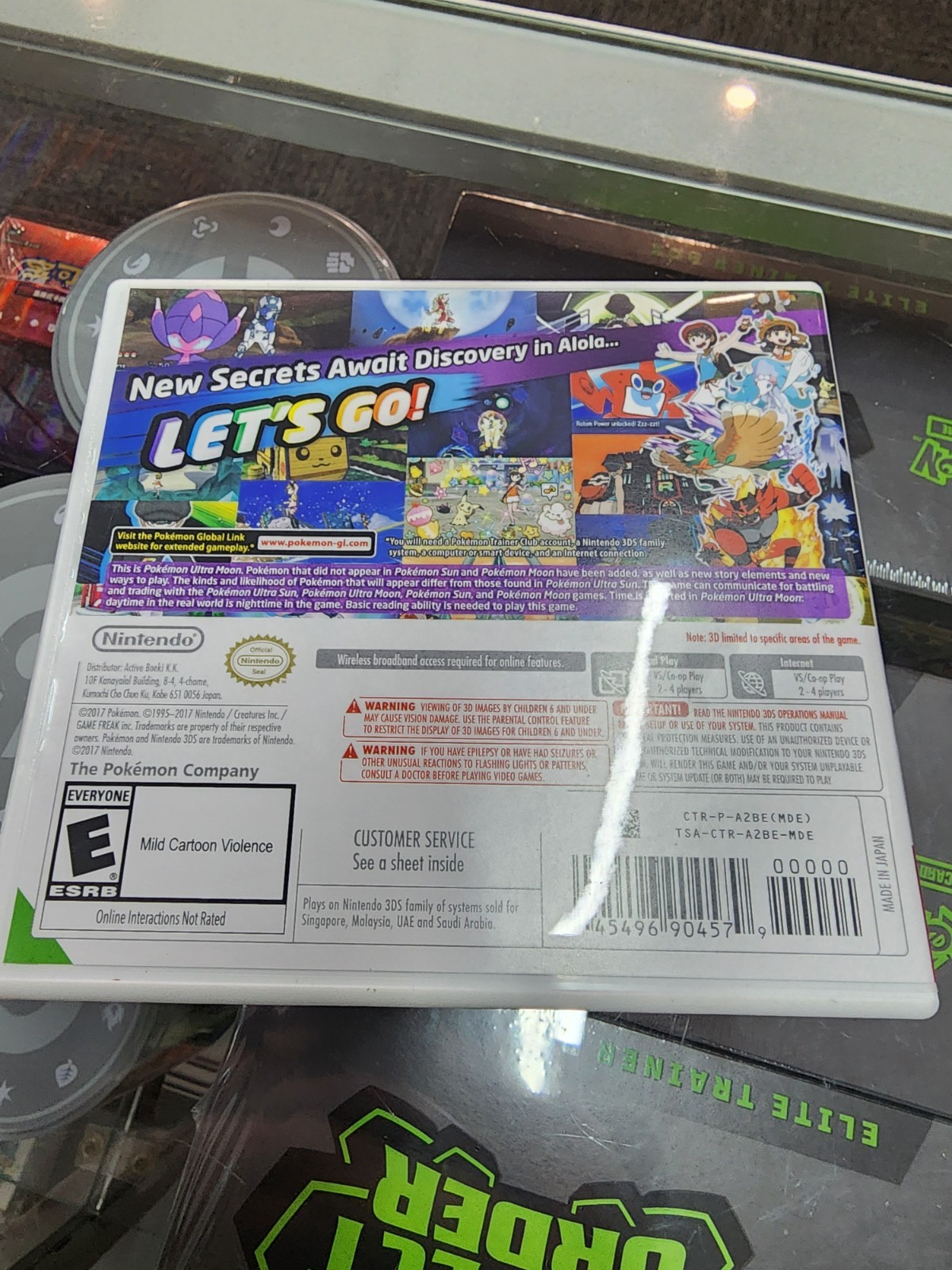 Pokémon Ultra Moon – Nintendo 3DS – U.A.E SAUDI ARABIA MALAYSIA SINGAPORE ONLY