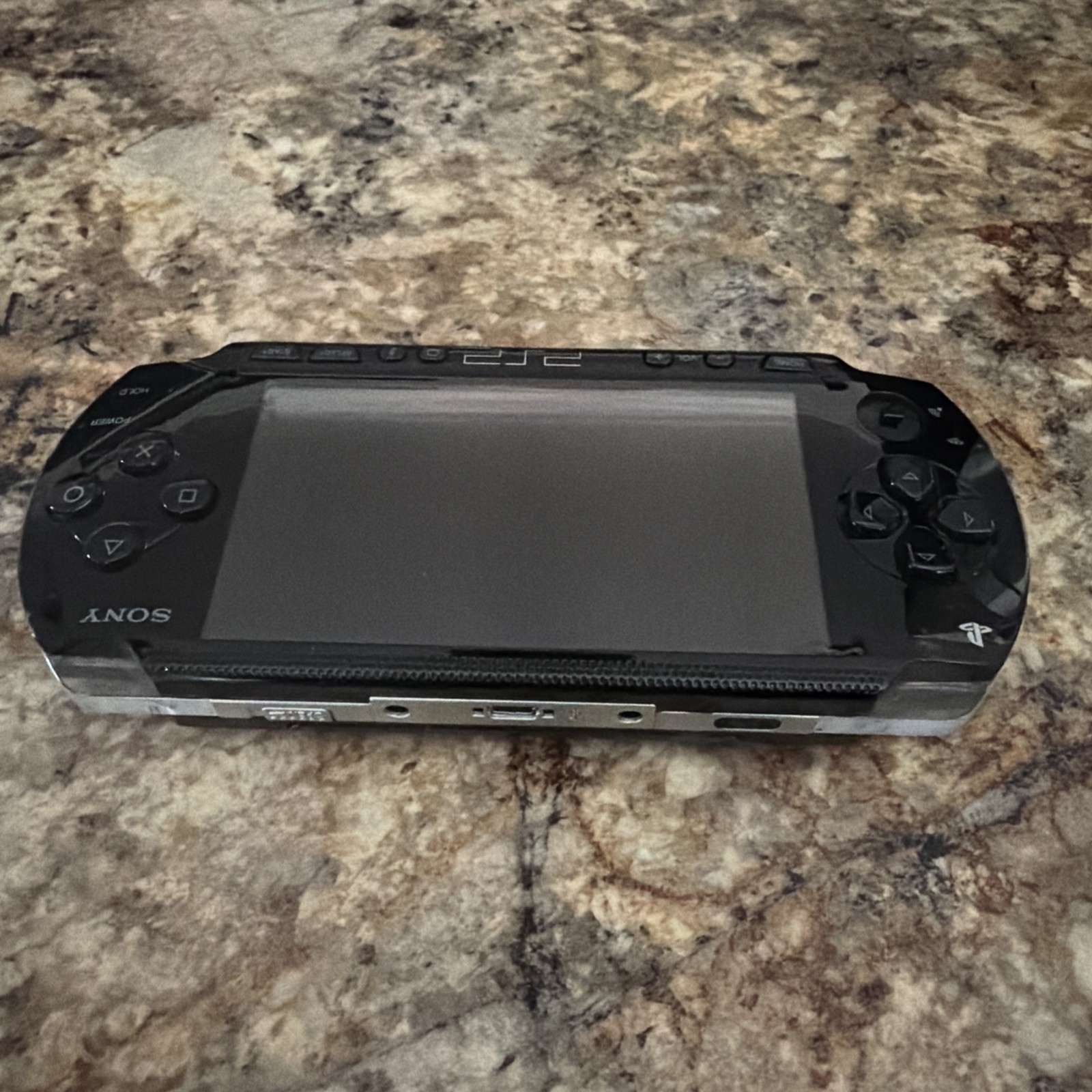 Sony PlayStation Portable PSP-1001 – Black; Parts/Repair
