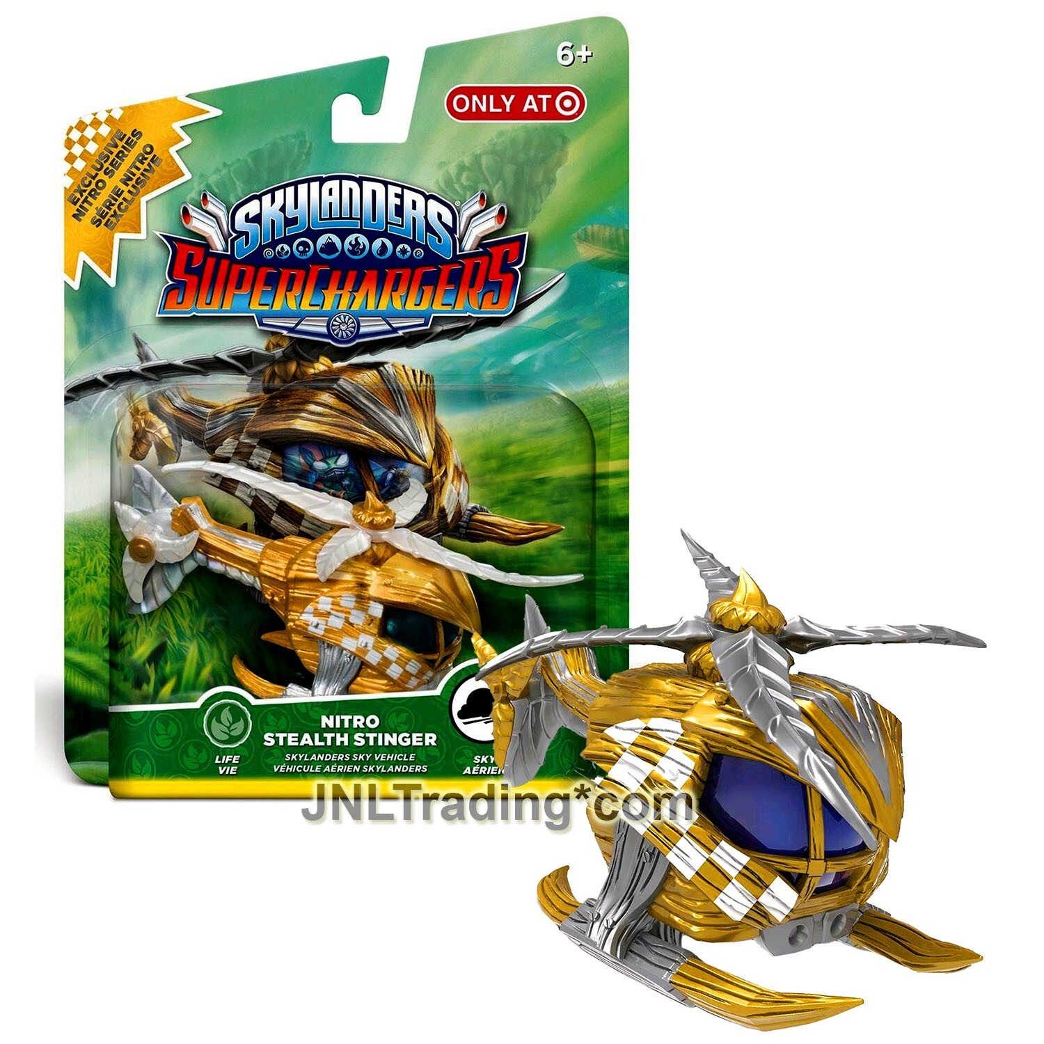 Activision Skylanders Superchargers Life Sky Vehicle : NITRO STEALTH STINGER