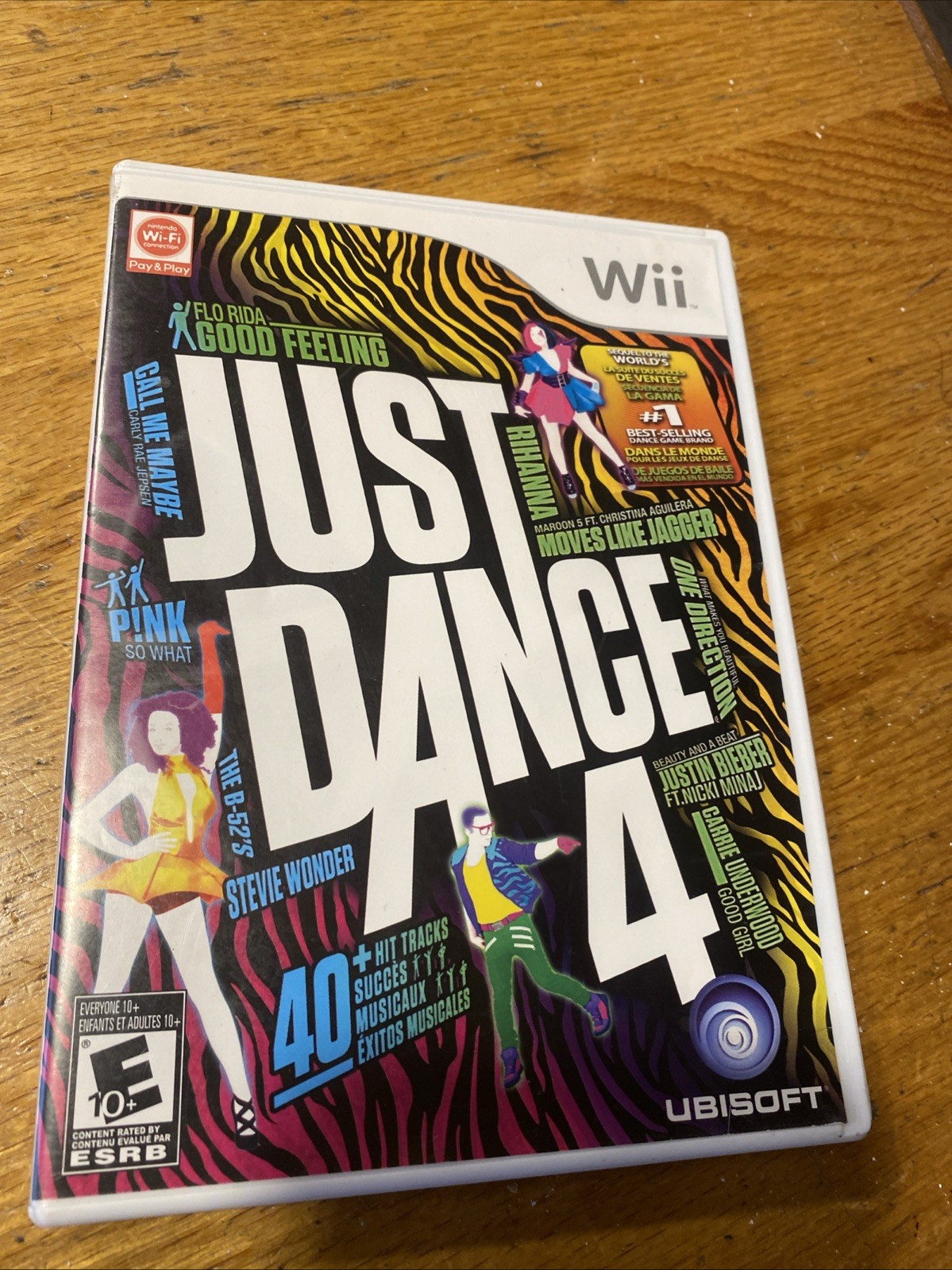 Just Dance 4 (Nintendo Wii, 2012) Case And Manual Only