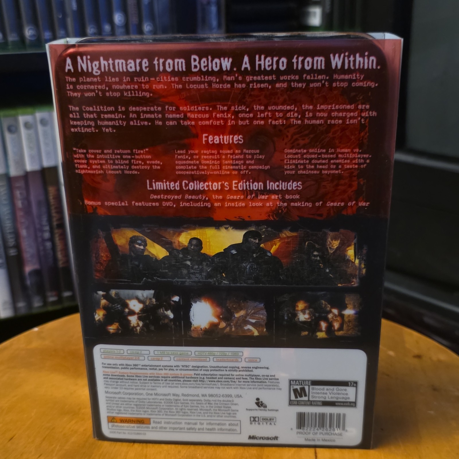 Gears of War Limited Collector’s Edition (Microsoft Xbox 360) NTSC-U/C M (2006)