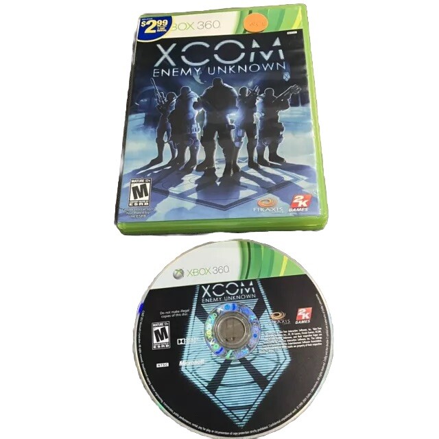 XCOM: Enemy Unknown (Microsoft Xbox 360, 2012) Xbox 360 W50 No Manual