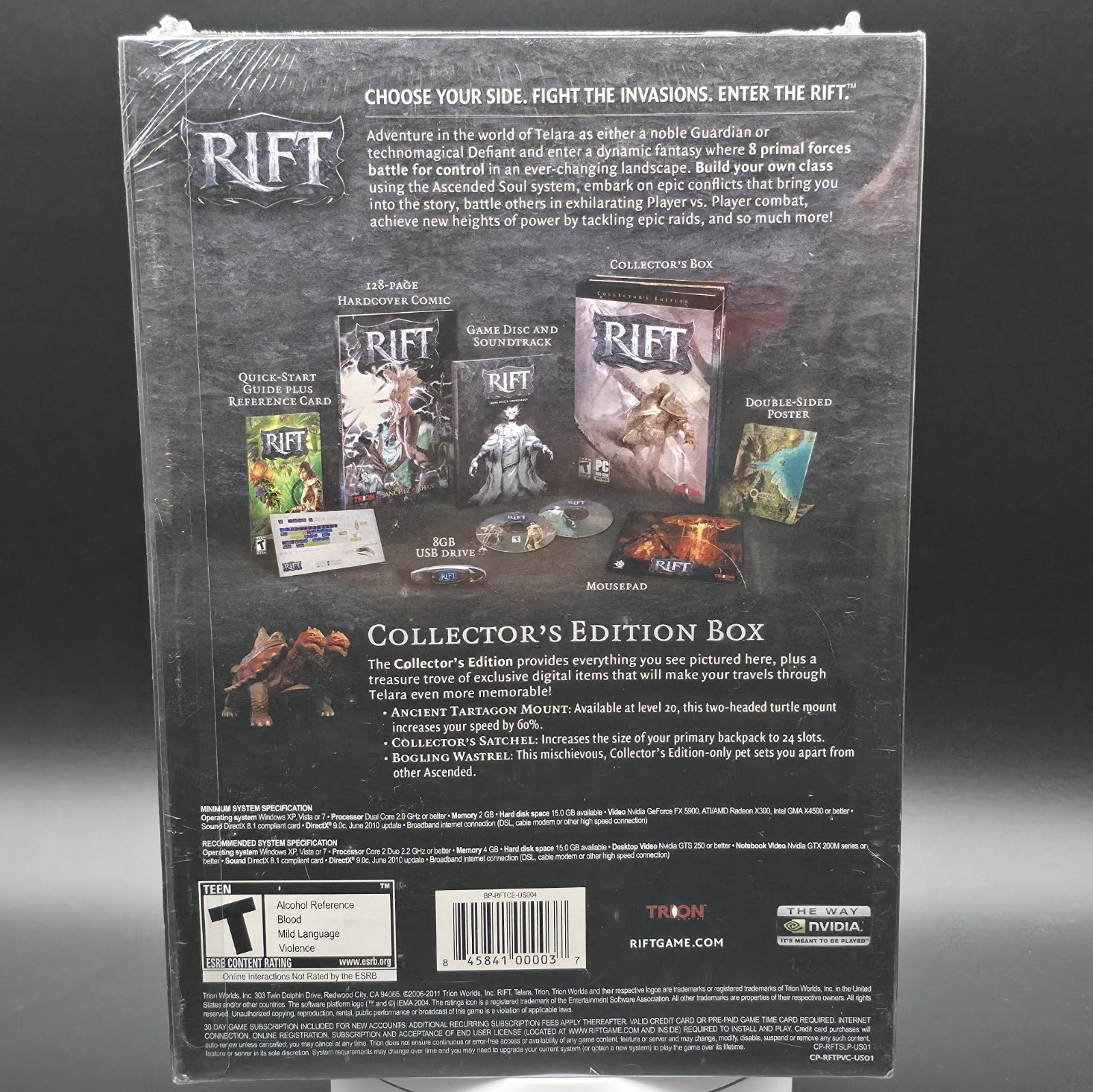Rift: Collector’s Edition, 2011, Giant Big Box, New & Sealed