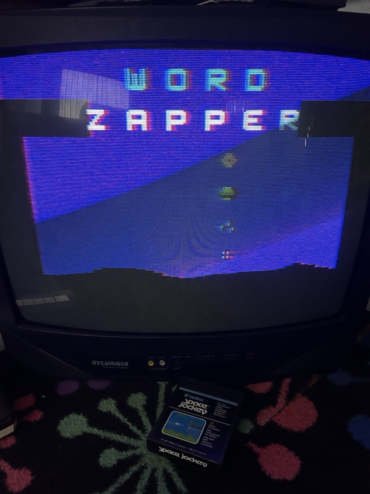 US GAMES VIDTEC Atari 2600 Lot Space Jockey & WORD ZAPPER