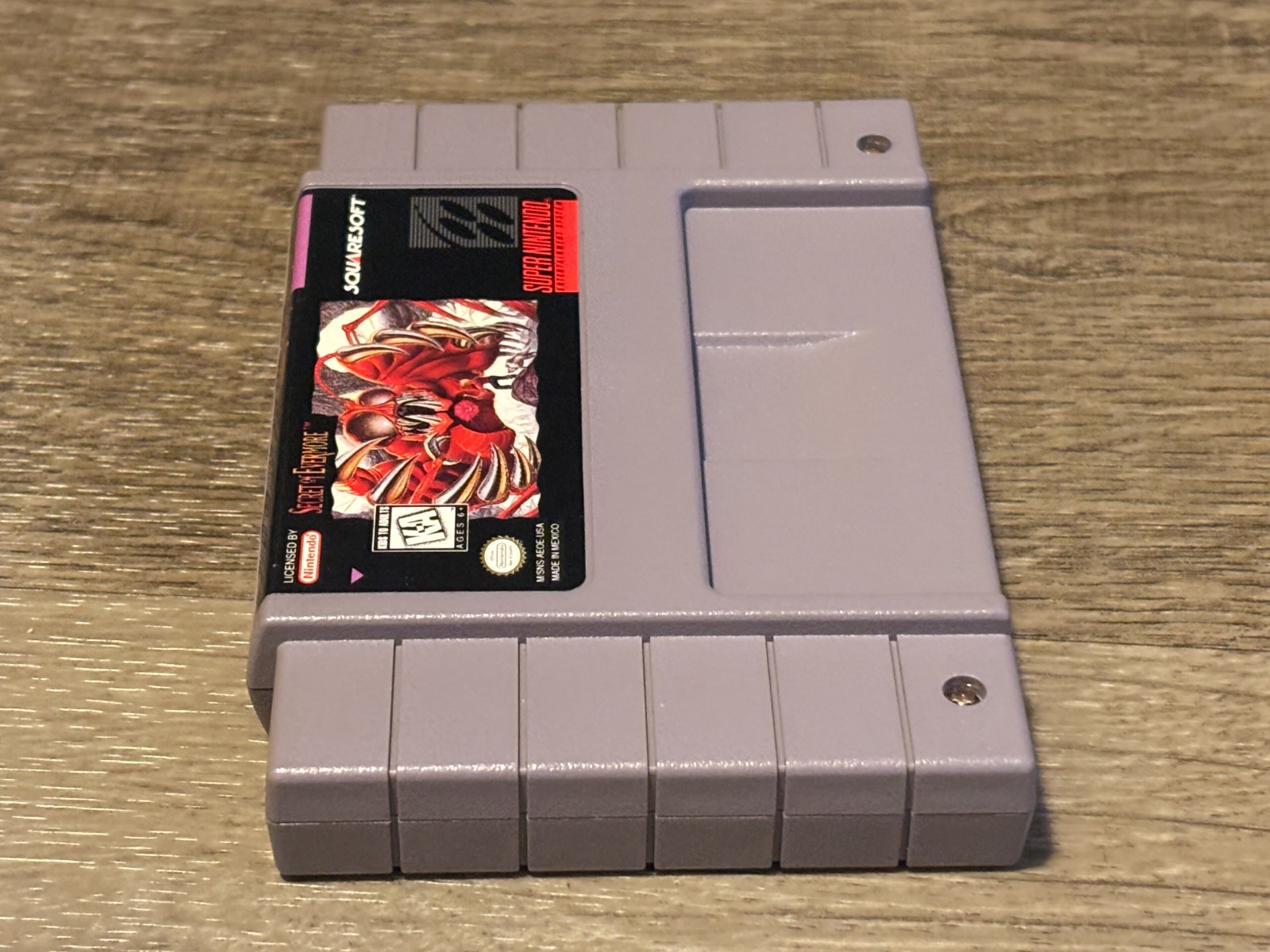 Secret of Evermore Super Nintendo Snes Cleaned Tested Authentic Excellent Shape