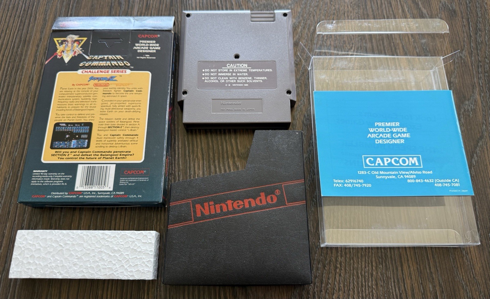 Section-Z Complete CIB Hangtab 5-Screw FIRST PRINT (Nintendo, NES 1987) VG! 🔥