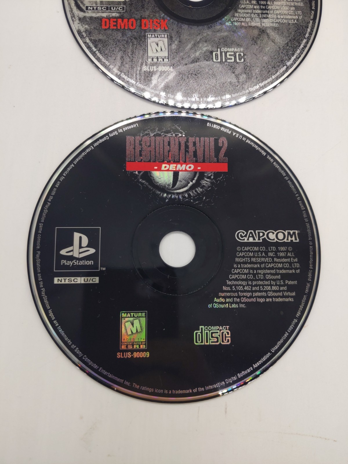 Resident Evil 2 & 3 Nemesis Demo Disk (Sony PlayStation 1 PS1) Disc Only