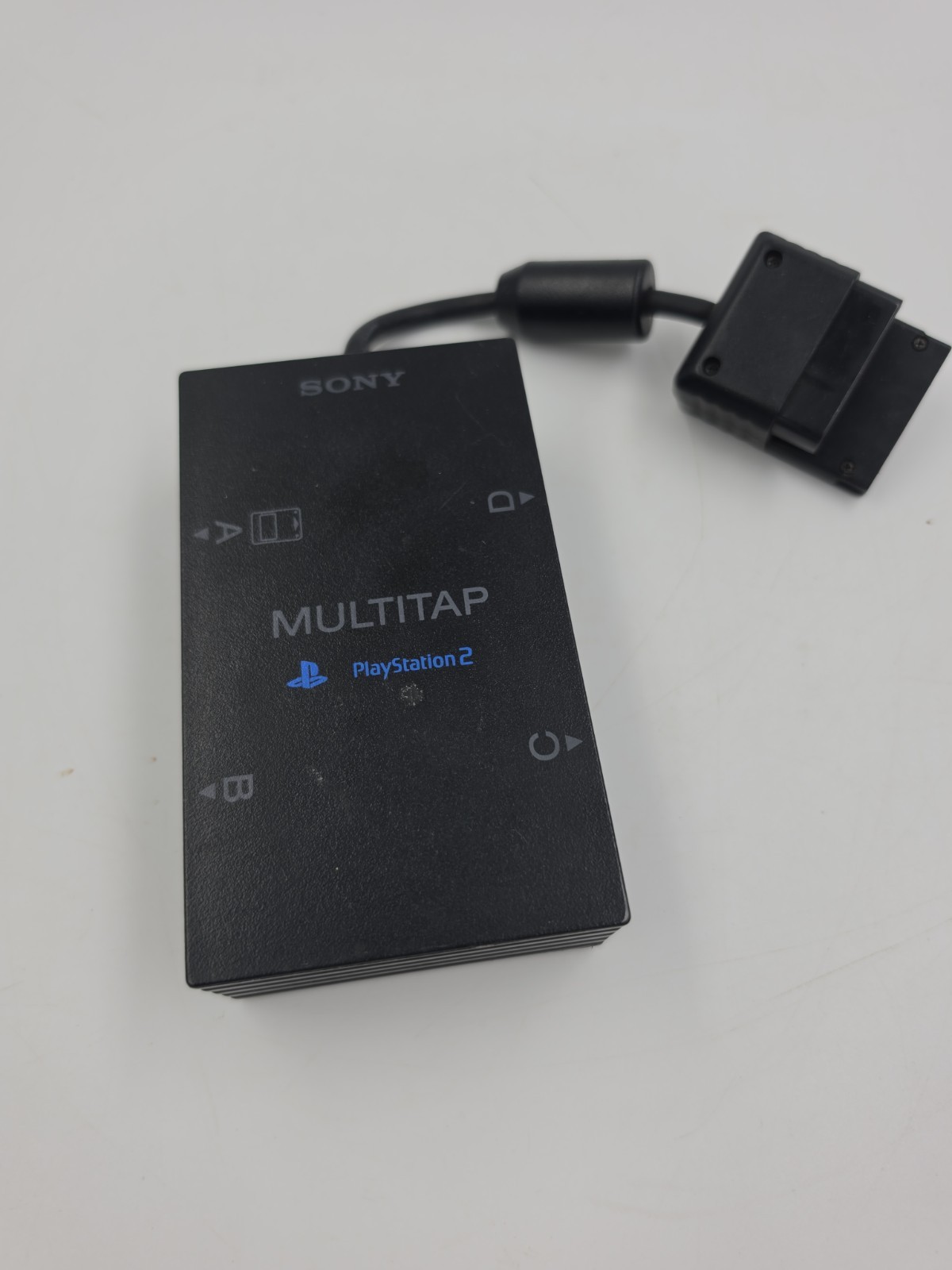 SONY PLAYSTATION 2 BLACK MULTITAP – SCPH-10090 – PS2 OEM ORIGINAL TESTED