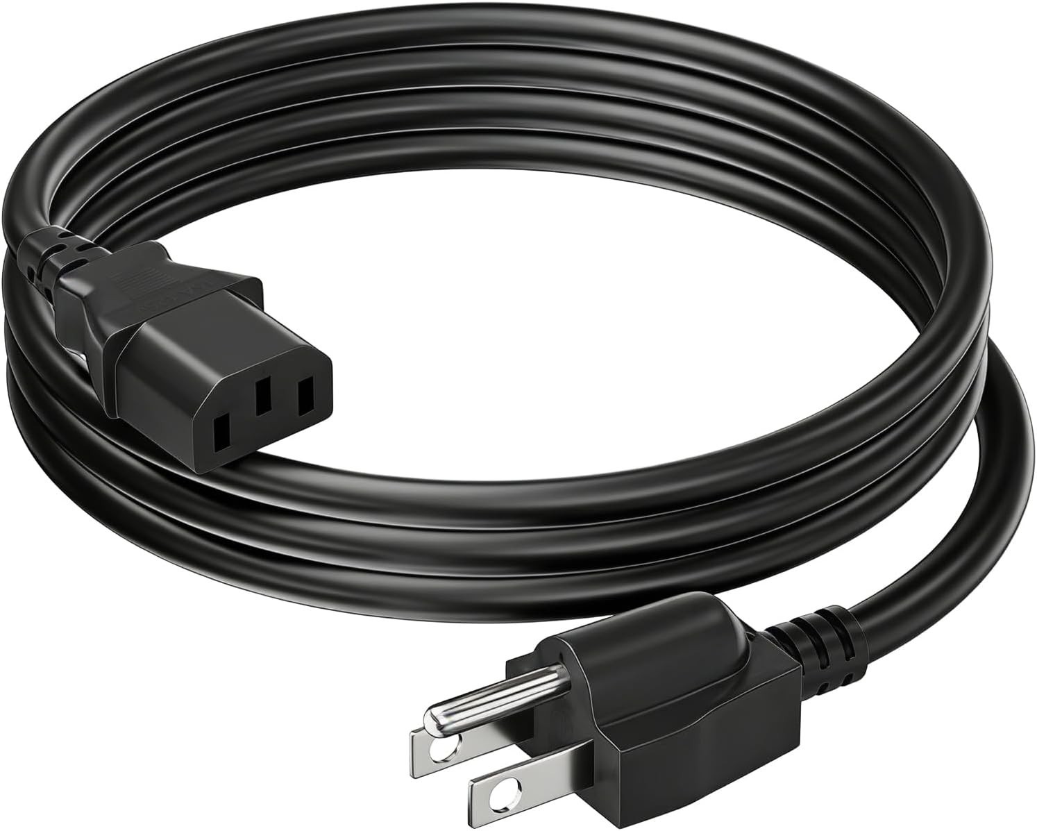 Indoor and Outdoor 10FT AC Power Cable, Compatible with Various Power Stations