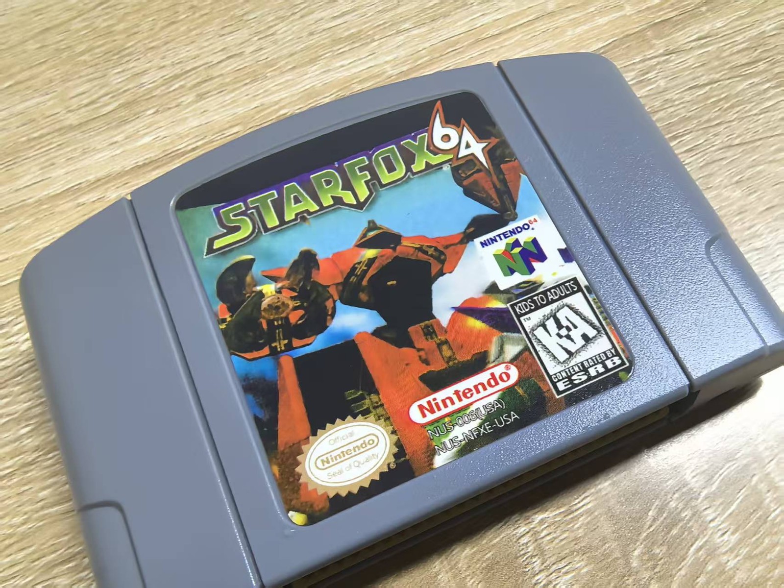 Star Fox 64 N64 Game Cartridge US Version For Nintendo 64 Console Tested Working