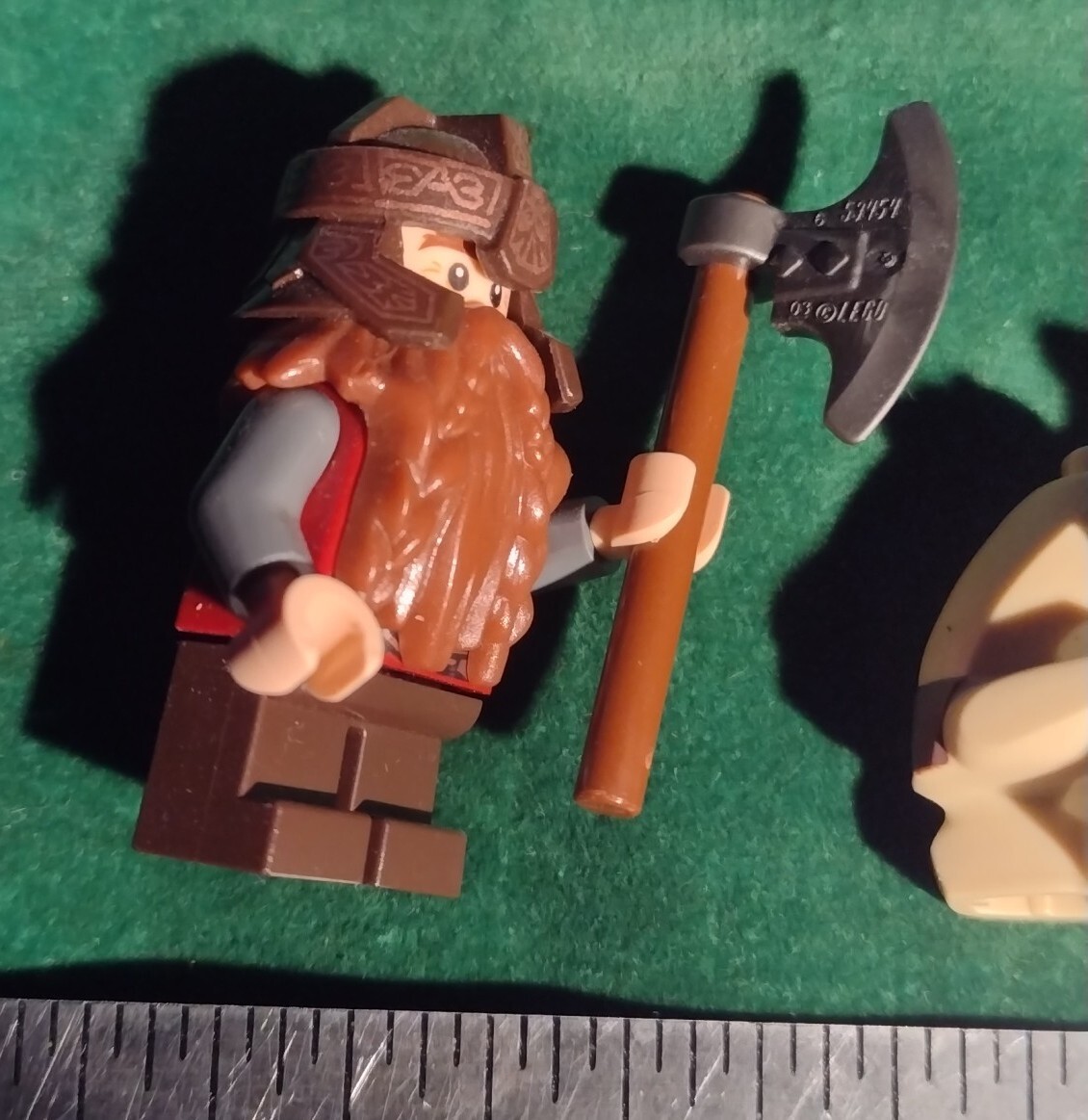 Lego Dimensions Gollum & Gimli & Axe W/ Tag Bases Lord of the Rings Minifigs