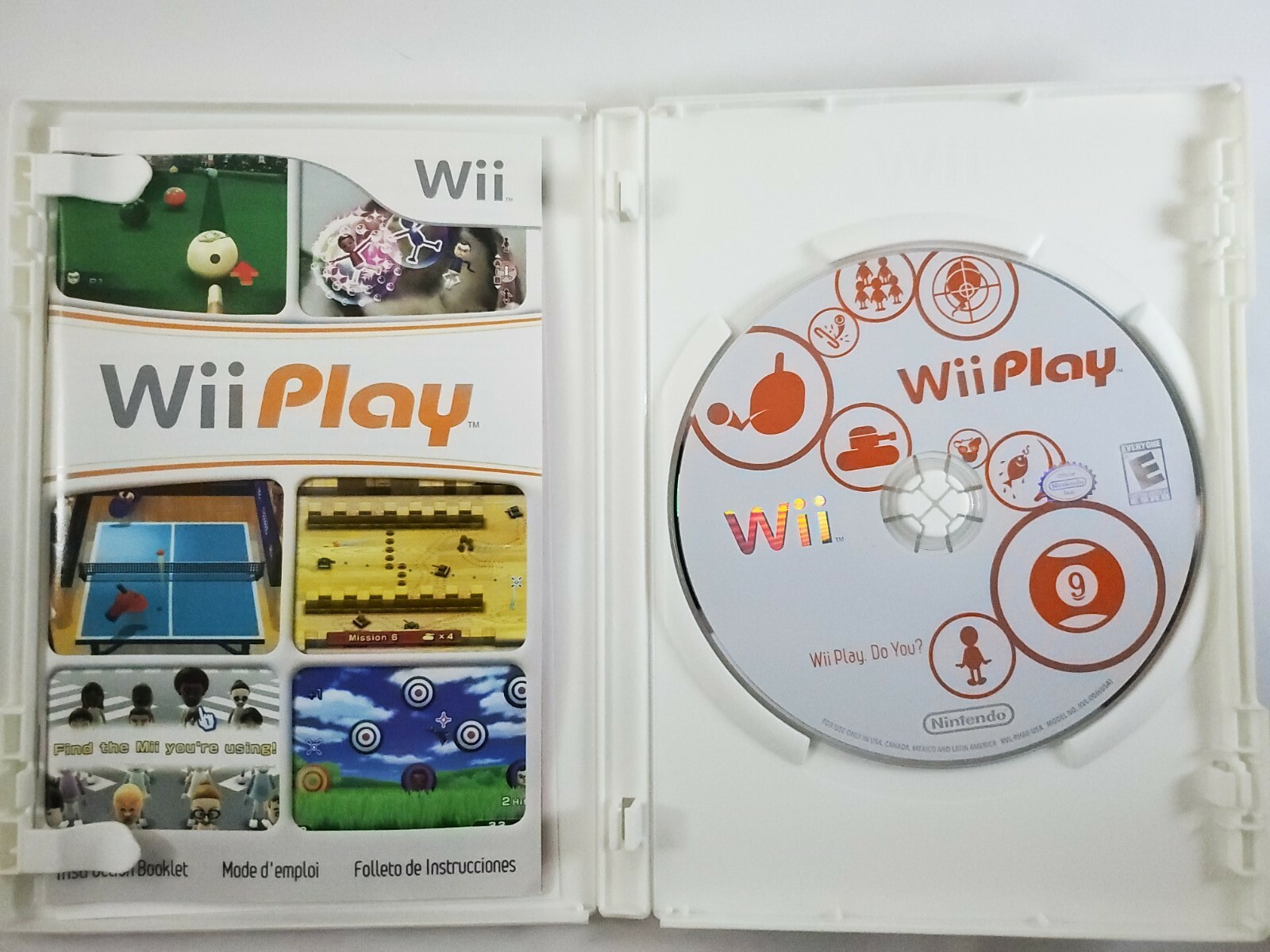 Wii Play (Nintendo Wii 2007) Complete – Tested CIB