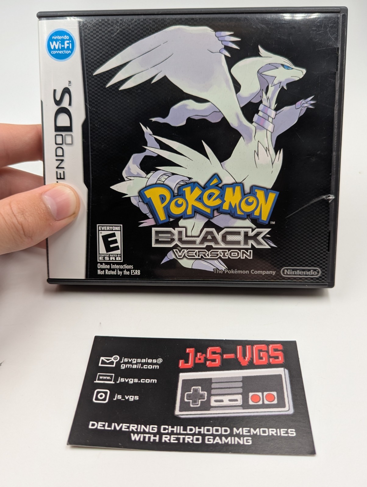 Nintendo DS Pokémon Black Version CIB Inserts No Manual Authentic OEM #3