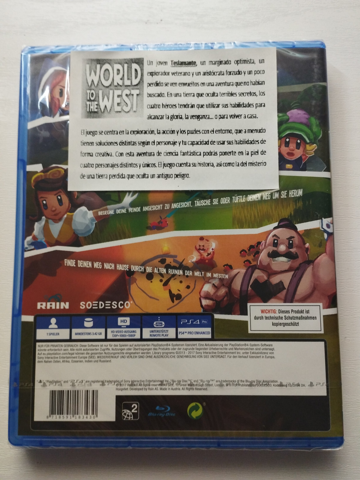 World to the West Soedesco – Game PS4 Edic Austria PAL New