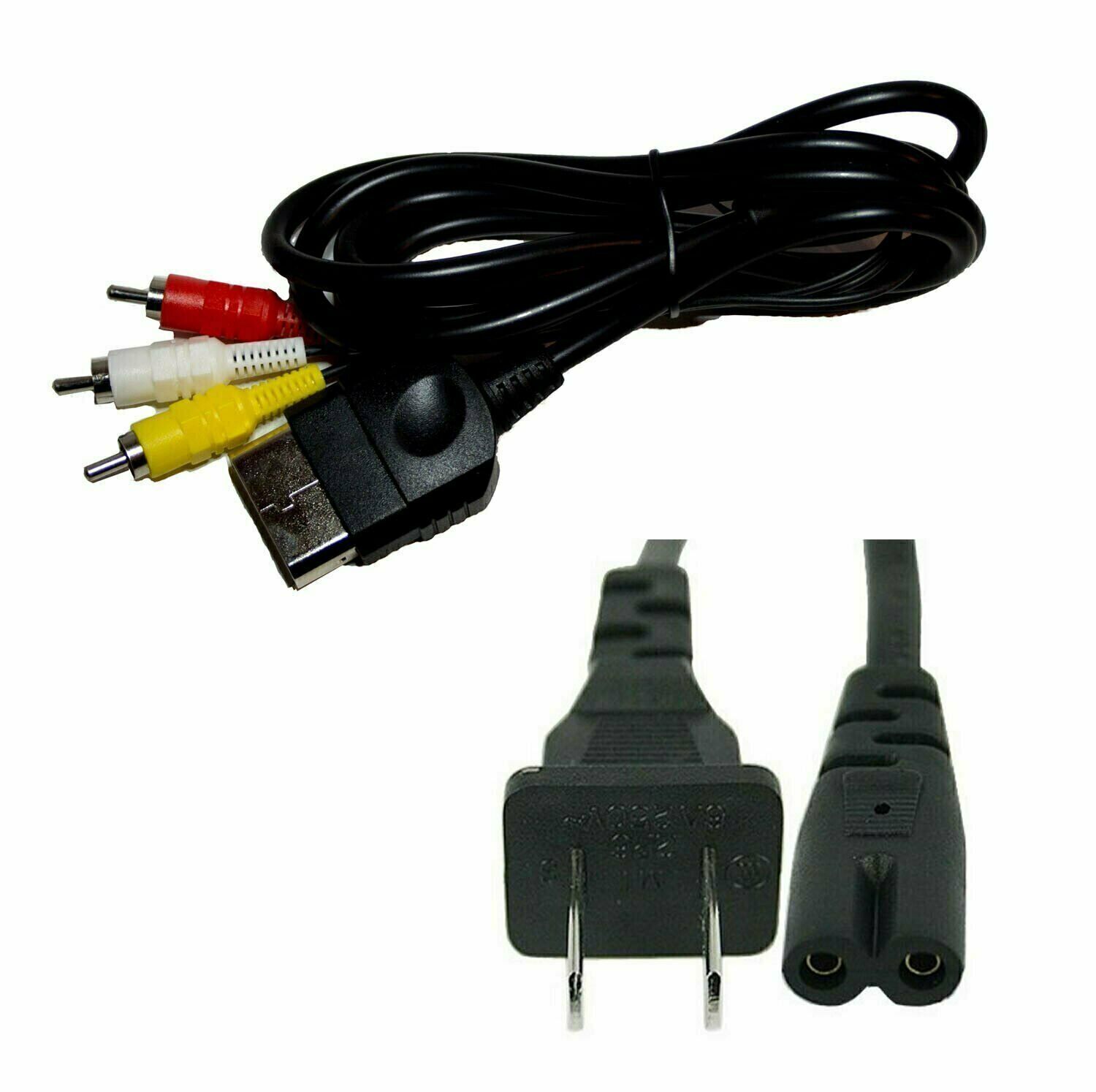 Xbox AV Cable / Power Cord for the Original Xbox Microsoft TV Charger Bundle