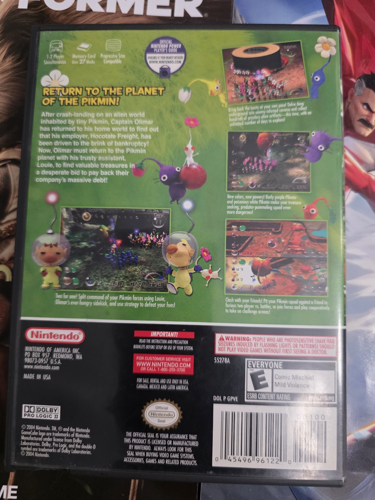 Pikmin 2 Nintendo GameCube 2004, Complete in Box, Tested Working