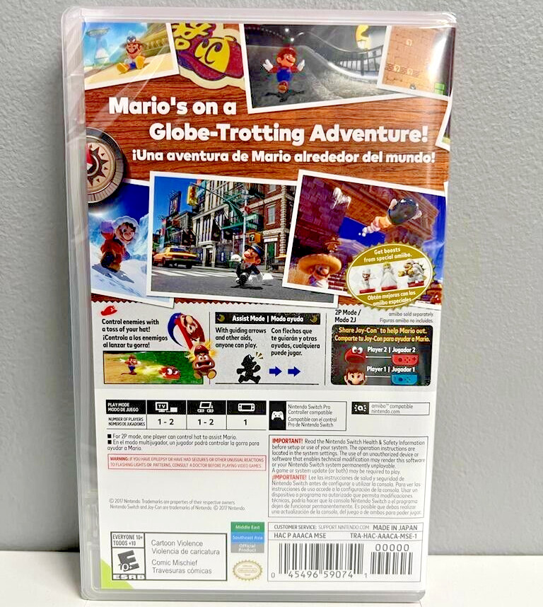 Super Mario Odyssey – Nintendo Switch Brand New Factory Sealed