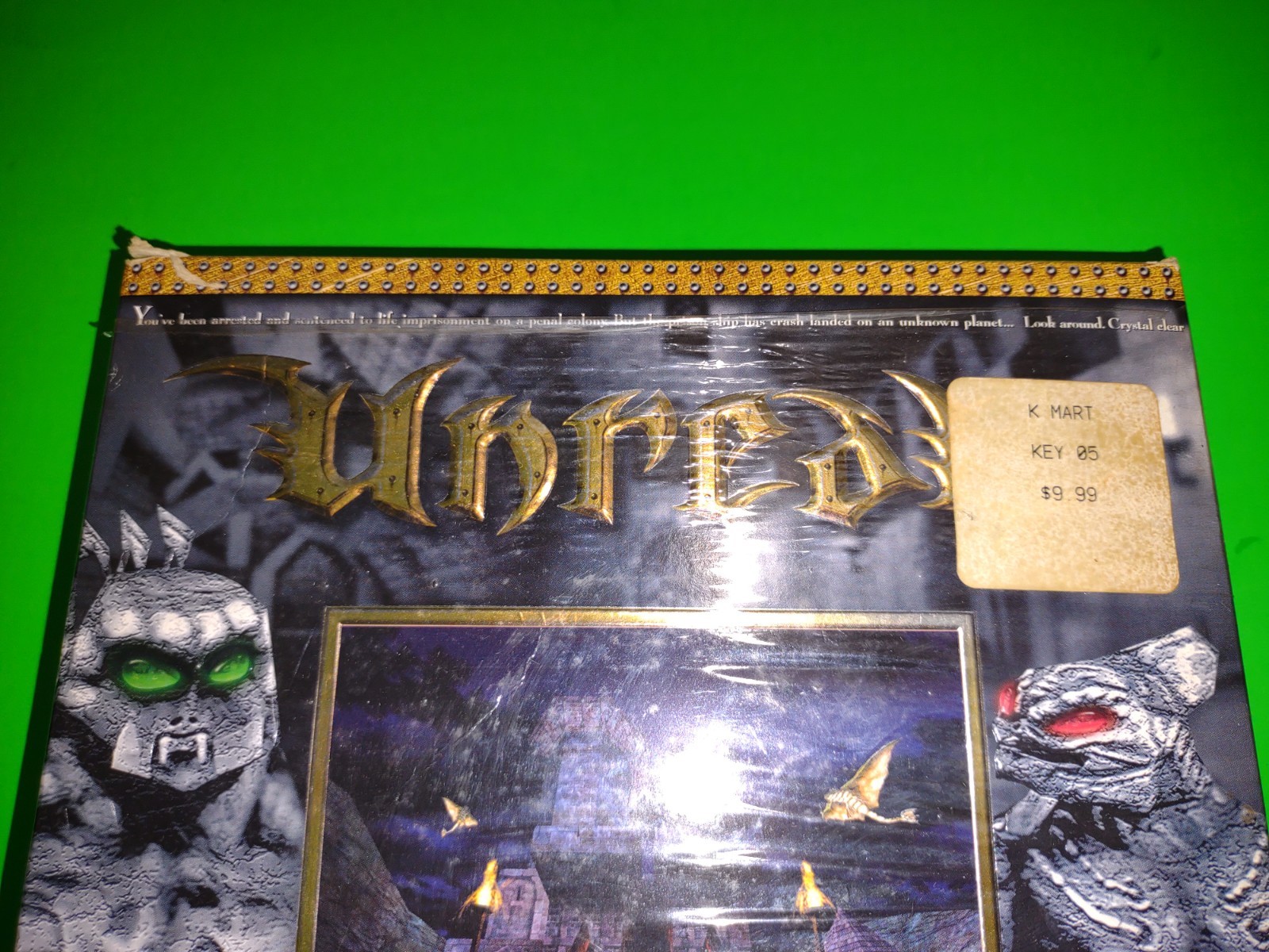 Big Box Unreal Tournament PC CD ROM Game by GT Interactive Non-Shadow Box