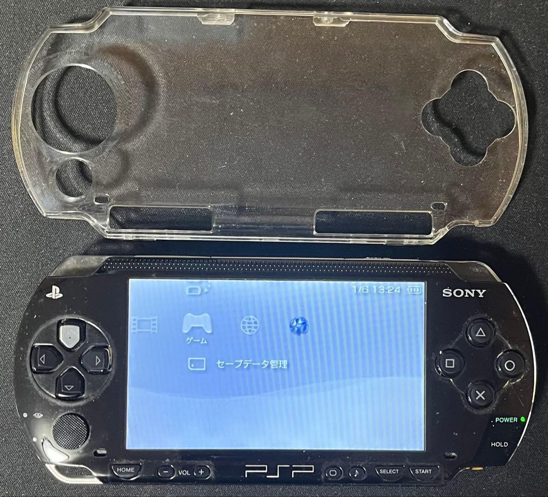 Sony PSP-1000 Black Console Tested Working Japan w/ AC Adapter Battery Bundle