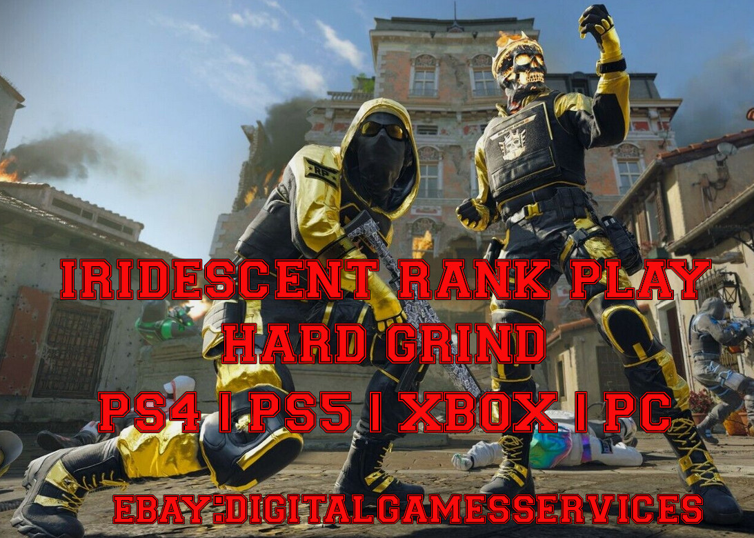 IRIDESCENT RANK PLAY [ HARD GRIND PLAY ] 100% LEGIT