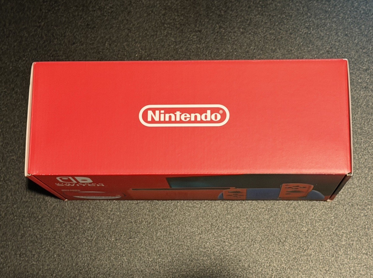 Nintendo Switch Console HAC-001(-01) Mario Red & Blue Edition 32GB New Sealed