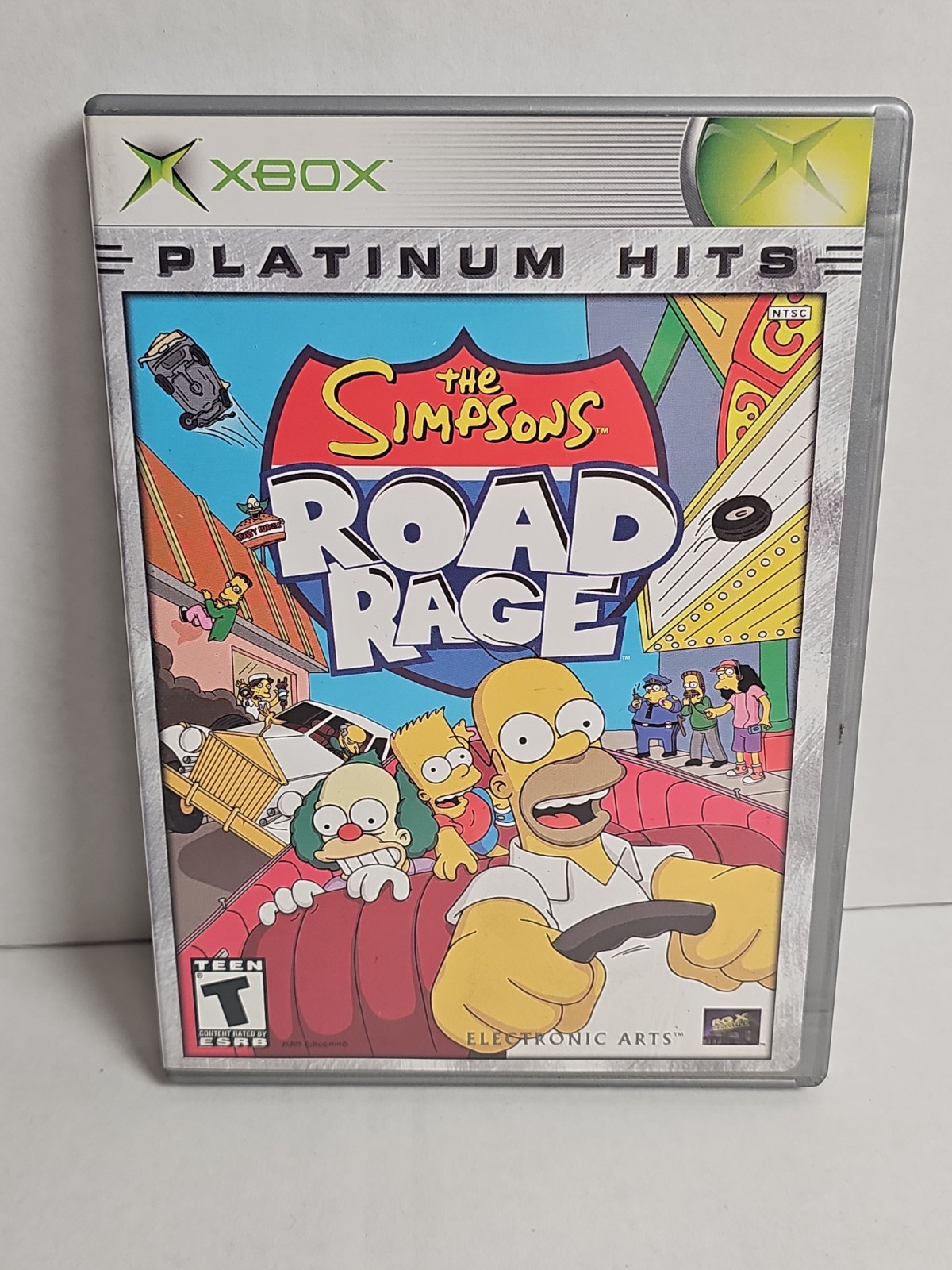 The Simpsons Road Rage Platinum Hits – With Manual – Tested Works! Original Xbox