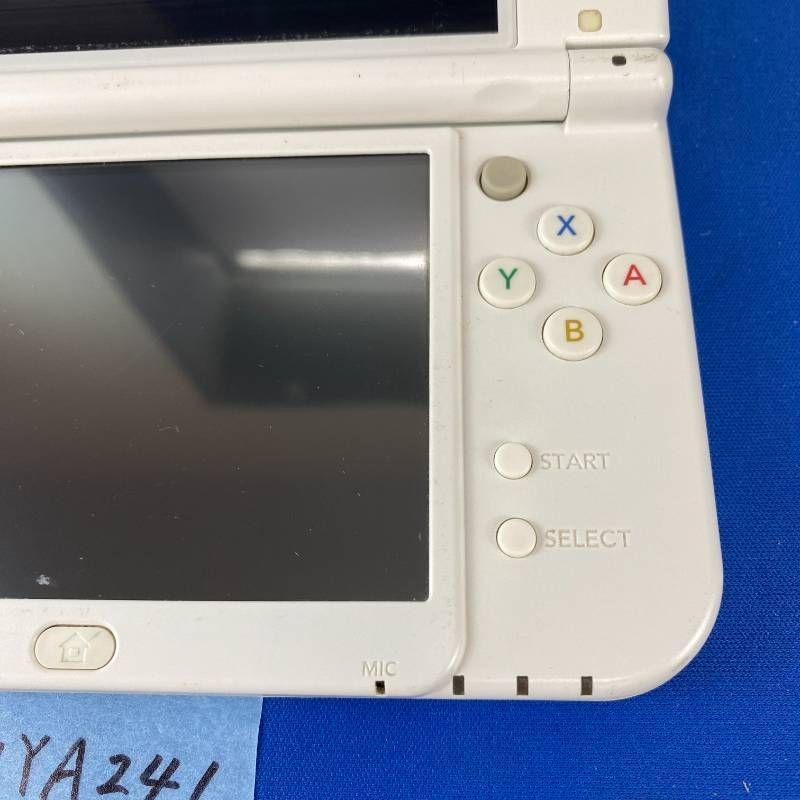 ◇ワYA241 Nintendo new Nintendo 3DS XL LL Pearl White Dual IPS Tested Work Japan