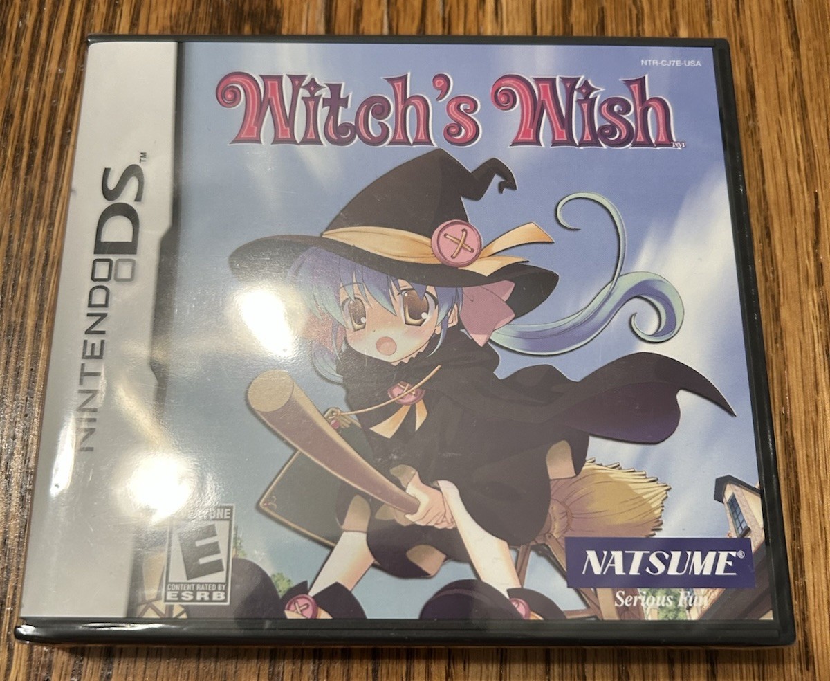 Witch’s Wish (Nintendo DS, 2010) Natsume BRAND NEW FACTORY SEALED!! RARE!