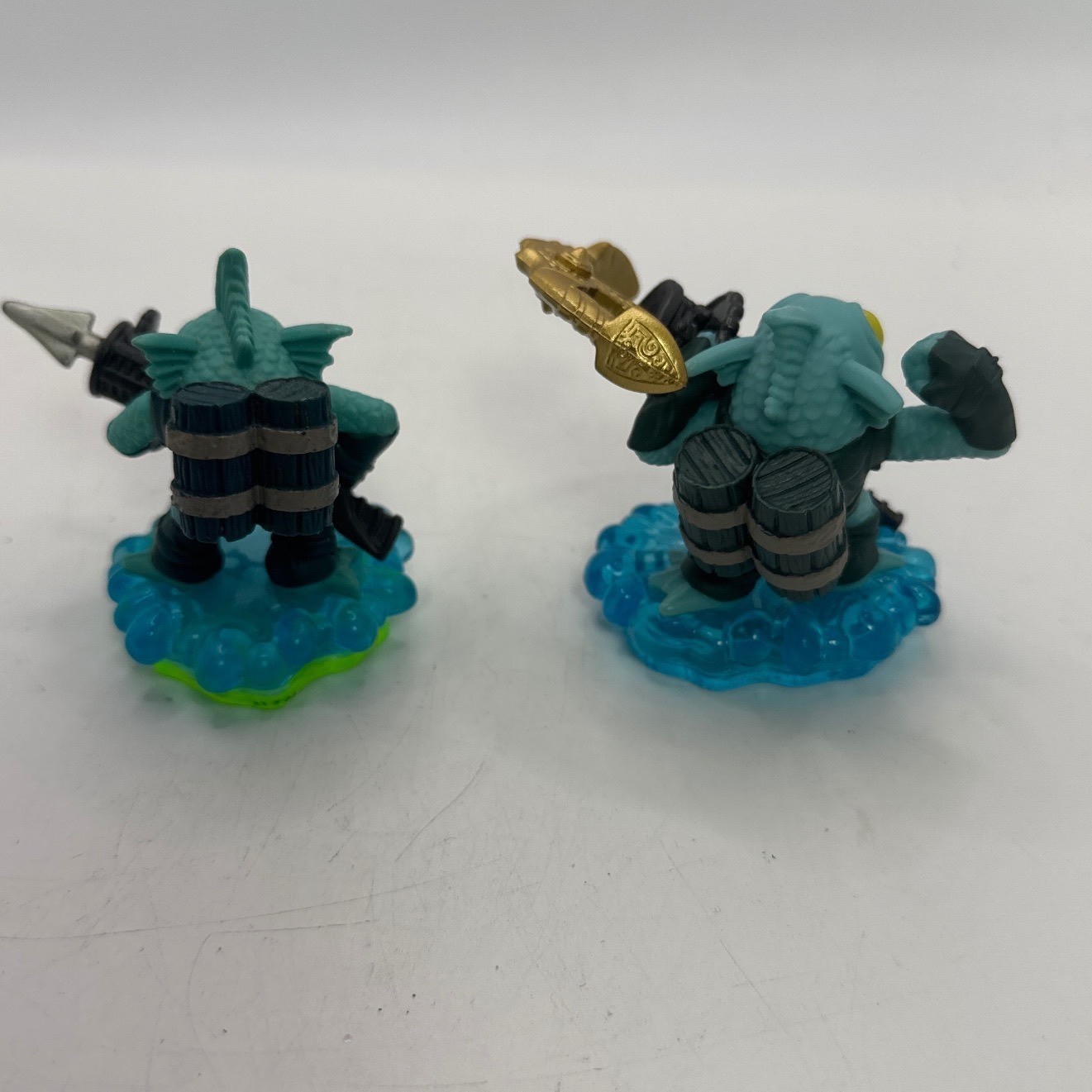 Activision Skylanders Gill Grunt Deep Dive Figures Set 3in Teal Excellent Water