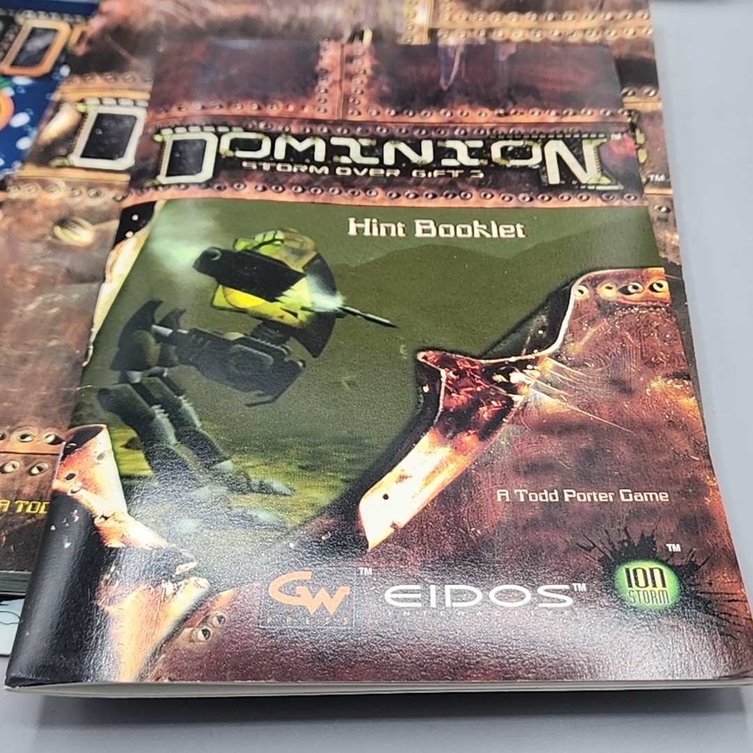 Dominion Storm Over Gift 3 DOS PC Game 1998 Eidos Ion Storm RARE Vintage