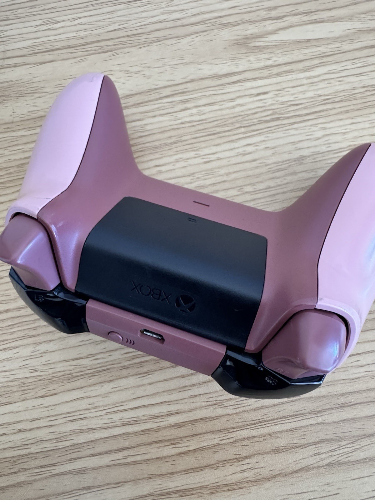 Minecraft Pig Xbox One Controller (MISSING ORIGINAL BACK BATTERY COVER) Working!