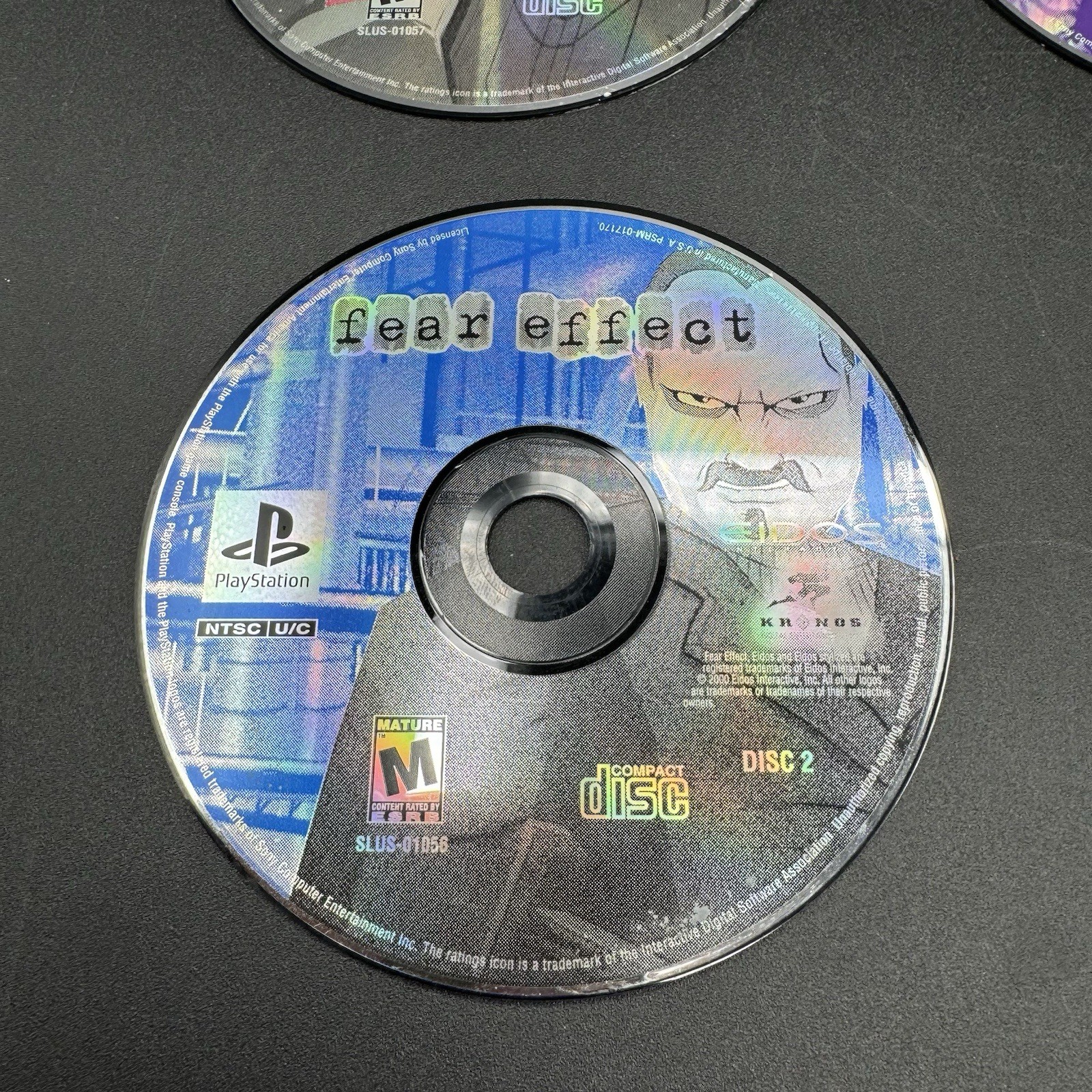 Fear Effect Sony PlayStation 1 2000 PS1 Discs Only 1 2 3 4 1-4 Free Shipping