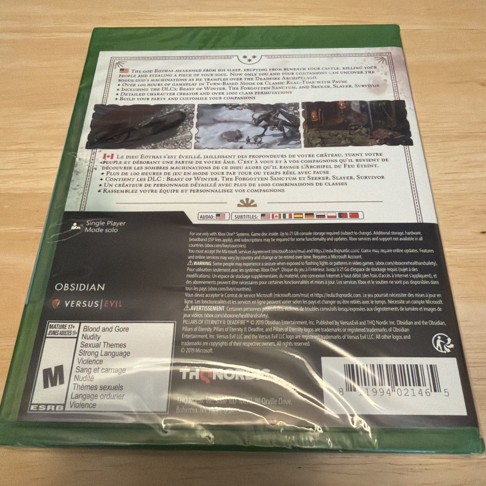 Pillars of Eternity II – Deadfire Ultimate Edition – Xbox One – Sealed MINT!