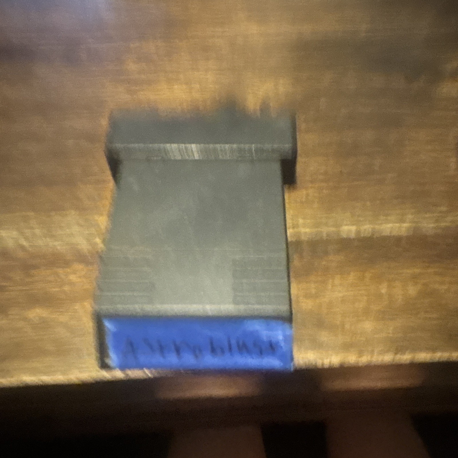 Astroblast Labeled Black Plastic Video Game Accessory Case w/ Blue Label
