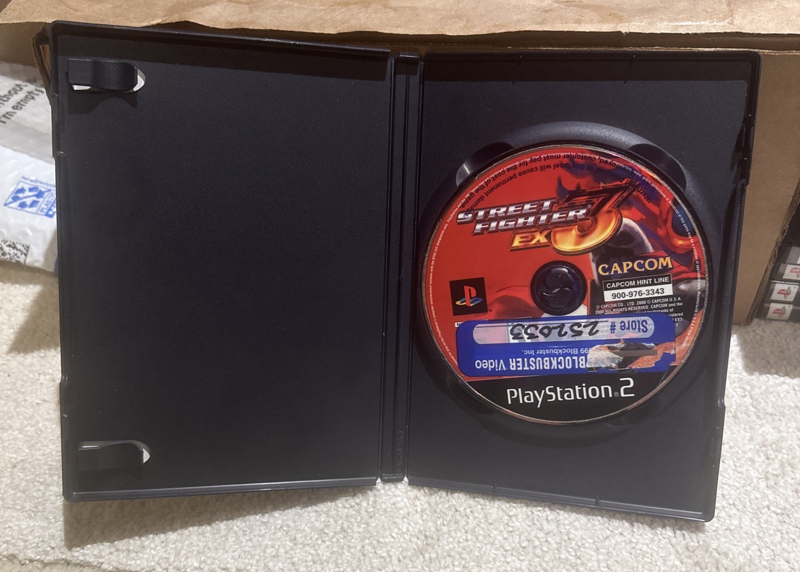 Street Fighter EX3; PS2 Black Label (Sony PlayStation 2, 2000)