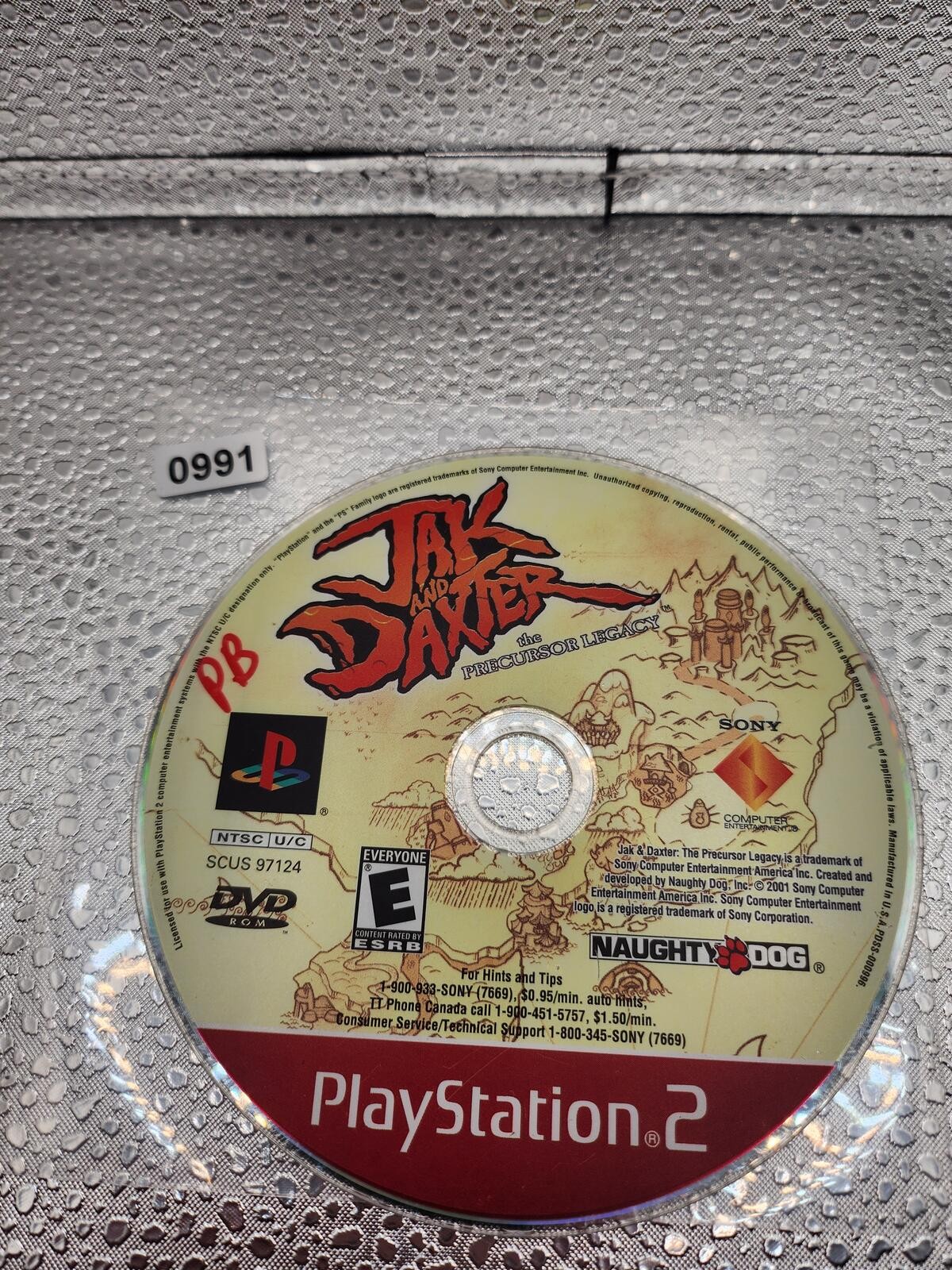 Jak and Daxter: The Precursor Legacy – PlayStation 2 Game Disc