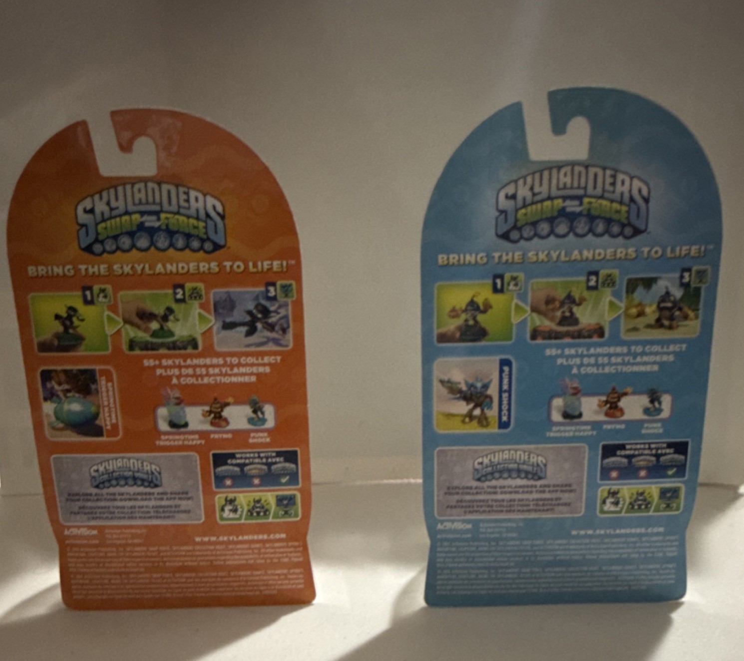 Activision Skylanders SWAP Force Springtime Trigger Happy & Punk Shock NIB