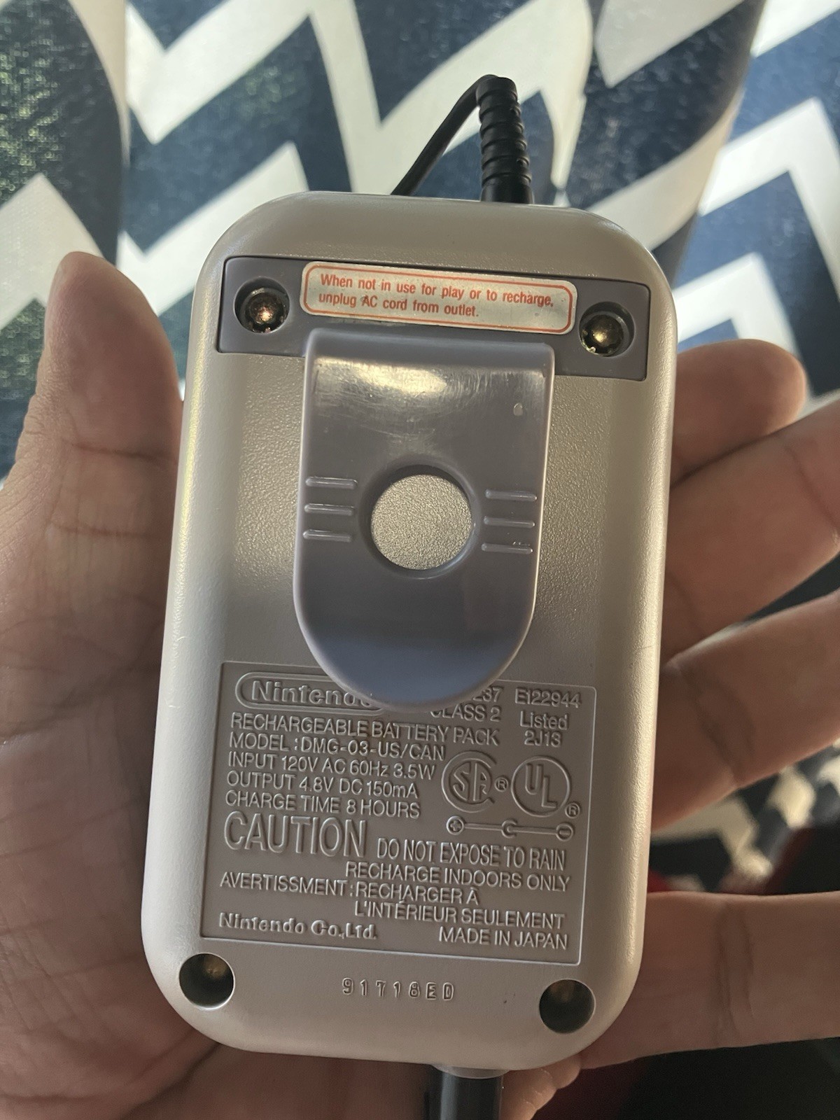 Nintendo Gameboy DMG-01 Handheld Console With Battery Pack And 2 Games