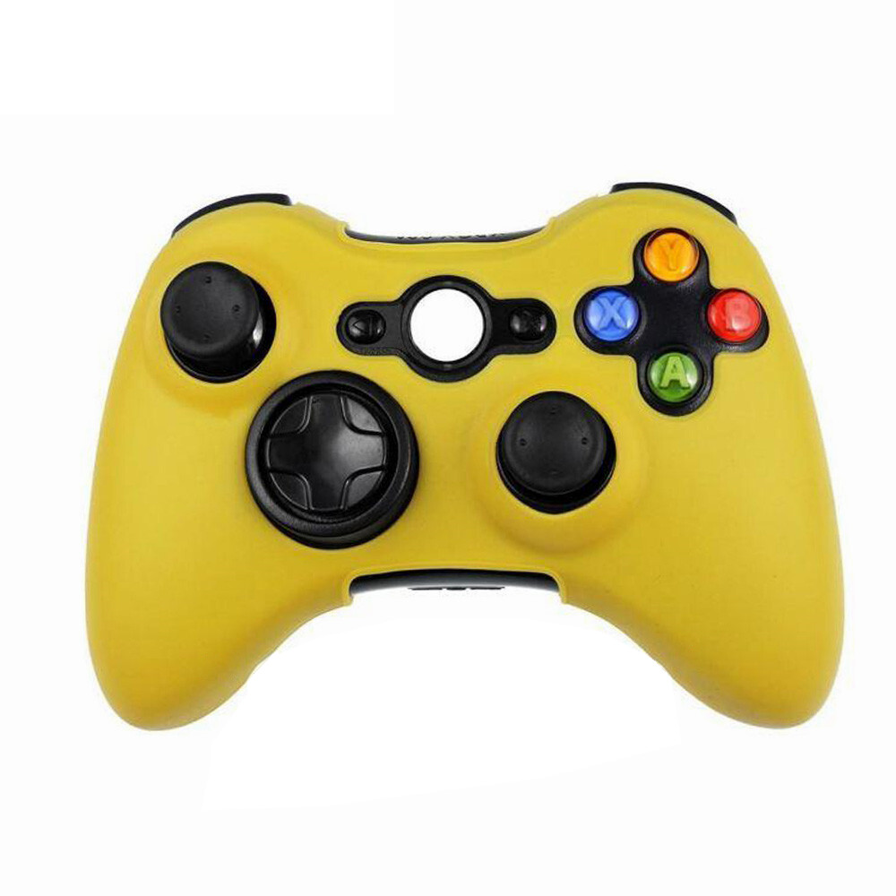4 X Rubber Skin Silicone Gel Protective Cover For Microsoft Xbox 360 Controller