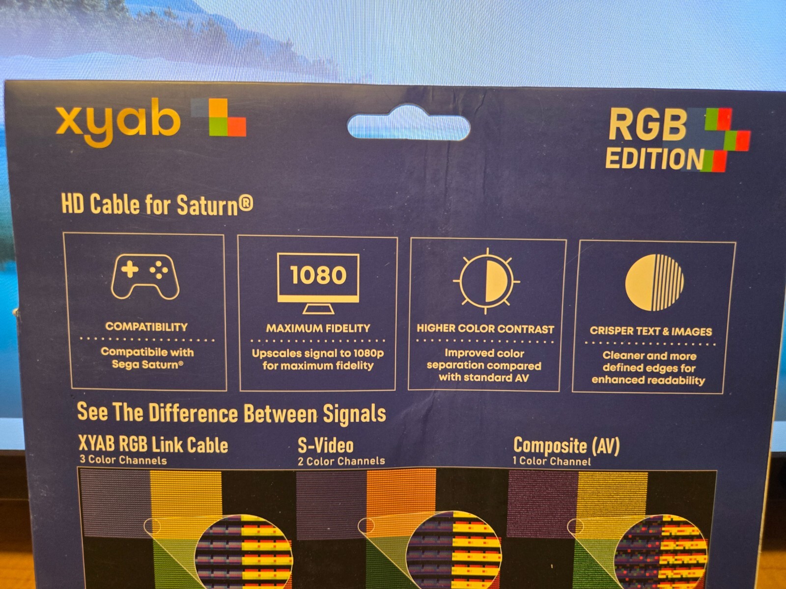 RGB+ Full HD Upscaling HDMI Link Cable For Sega Saturn – XYAB NEW, Sealed