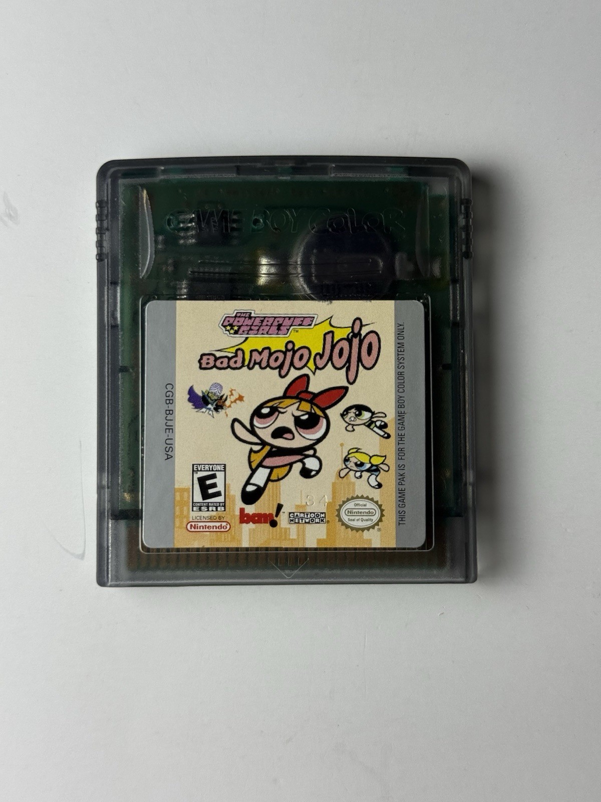 Gameboy Color THE POWERPUFF GIRLS, Bad Mojo Jojo, Game Cartridge Only